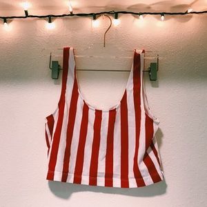 Striped Crop Tank